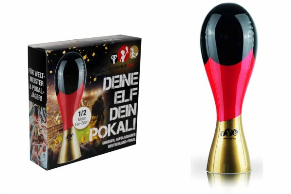 Pokal Deutschland aufblasbar Höhe 52cm Ø18cm WM/EM