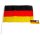 Deutschland-Fahne 45x30cm am Stab 60cm
