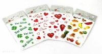 Sticker Fruits,Heart,Love,Glück