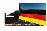 Balkonsichtschutz Deutschland Fahne 300x90cm WM/EM