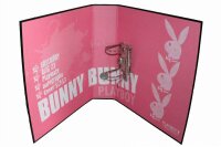 DIN A4 PLAYBOY breiter Ordner Bunny "After Party" schwarz-pink 7,5cm Motivordner