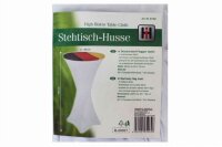 Husse f&uuml;r Stehtisch &Oslash;60cm weiss H=120cm Deutschland Polyester WM/EM