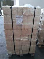 Holzbrikett 10 kg im Folienpack 12 Briketts hoher Heizwert