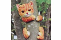 Baumtiere 4tlg. sortiert Polyresin Waschbär, Eichhörnchen, Katze, Koalabär (zufällige Auwsahl)