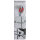 Fahrrad-Wandständer für 2 Fahrräder zum Anlehnen an die Wand 67x48x212cm