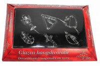 Hängeschmuck,gläsern,6Figuren