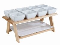 Buffettisch "Mini" Holz 40x21,5x15cm ohne Deko