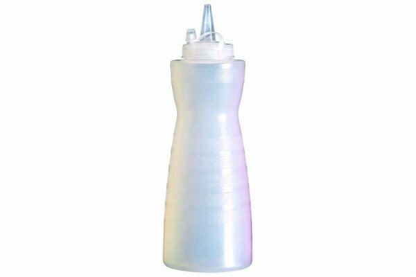 Quetschflasche weiß Ø 8 cm H 24,5 cm 0,7l Polypropylen