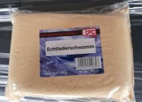 Echtlederschwamm 12x8x4cm