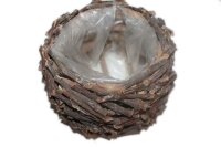 Pflanztopf Reno Grape natur Holz Ø 23/H 17 cm mit...