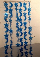 Türvorhang "Mond & Sterne" 200x90cm