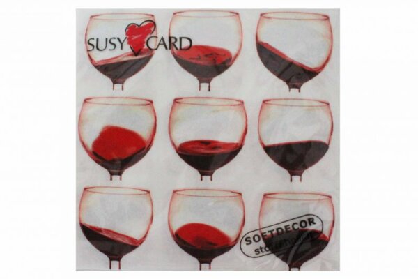 Servietten 12er 33x33 Vino