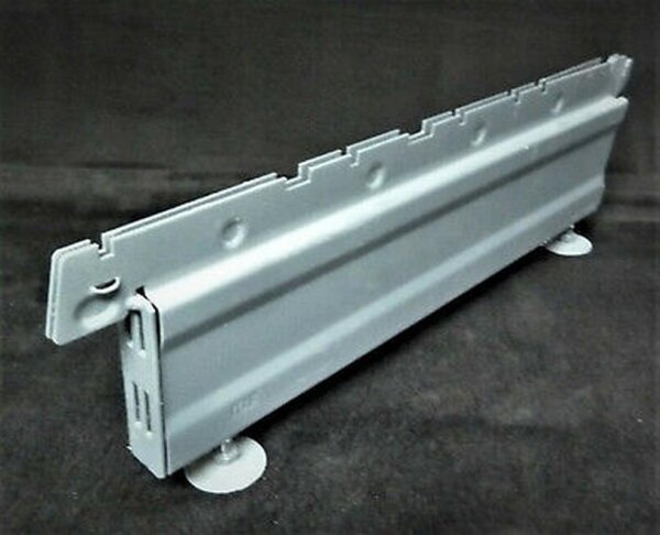 Fuß 57x15cm graualuminium RAL 9007 Tegometall gebraucht/neuwertig