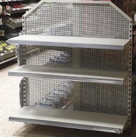 Gondelstirnrahmen 125x140cm graualuminium RAL 9007 Tegometall gebraucht/neuwertig