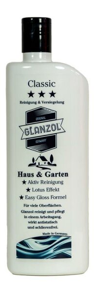GLANZOL Classic Reinigung und Versiegelung Haus & Garten 500ml Autopolitur