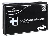 Kfz-Verbandskasten schwarz DIN 13164-2014 09/2026 Walser