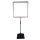 Plakatständer 10er Set quadratisch Plakatrahmen transparent 29,7x29,7cm