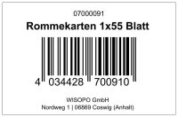 Rommekarten 1x55 Blatt