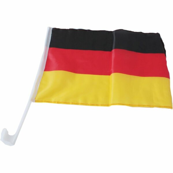 5 x Autofahne Deutschland 2er 30x45cm m.Scheibenhalterung 10 St&uuml;ck