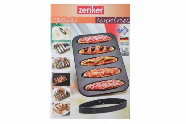 Backblech La Gondola 38,5 x 26,5 cm special countries Teigschiffchen ZENKER 7519